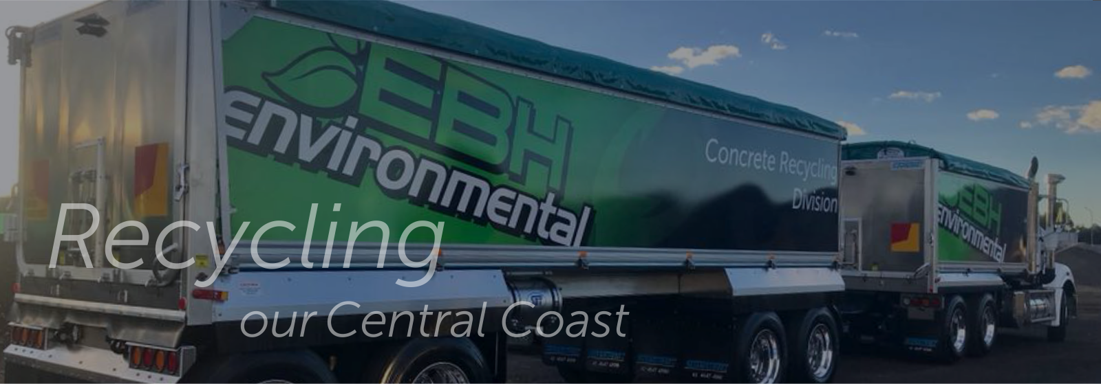 EBH Concrete Recycling Trucks
